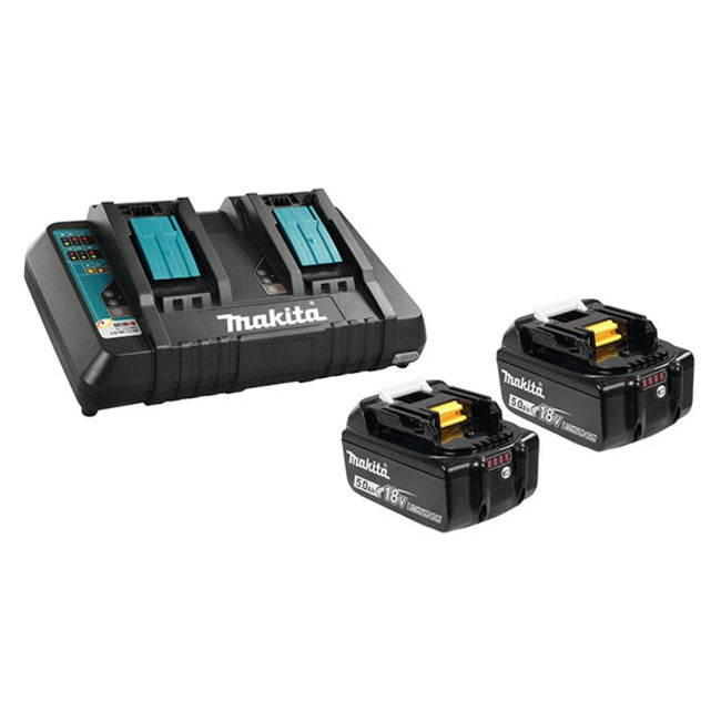 Makita Dual 18V 5Ah Battery Starter Kit