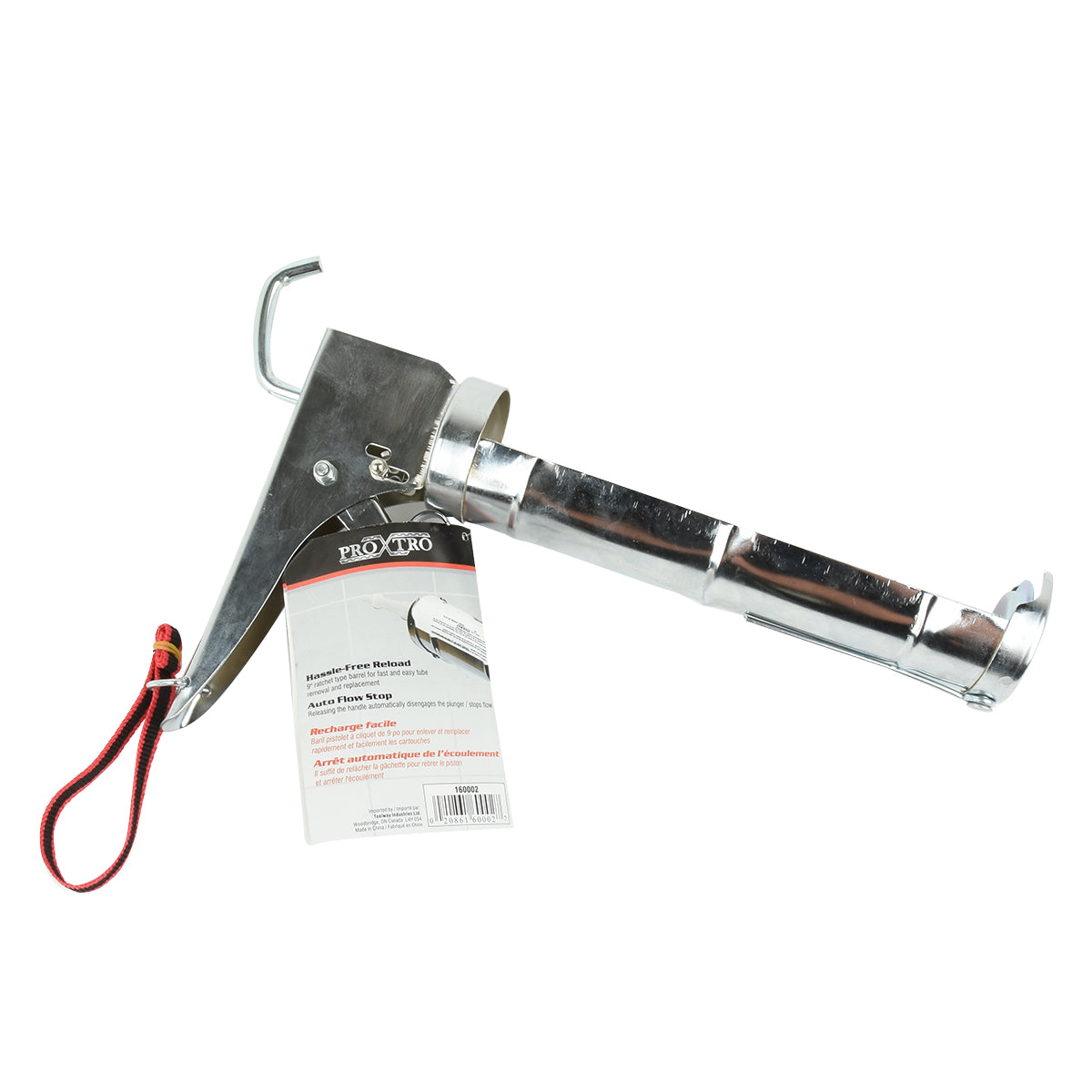 Caulking Gun Chrome Cradle 10oz/300ml - 12:1 Thrust Ratio