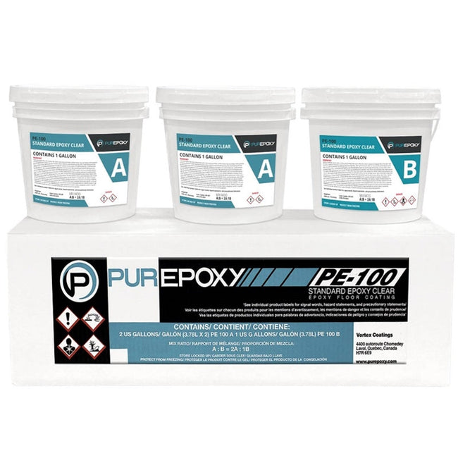 Epoxy Base Coat - Standard Pre-Tinted  100% Solids (3 Gallon Kit)