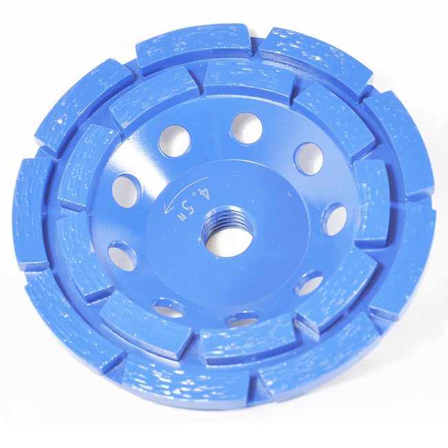 Cup Grinder Wheel 4 1/2" Star Blue Double Row (70387)