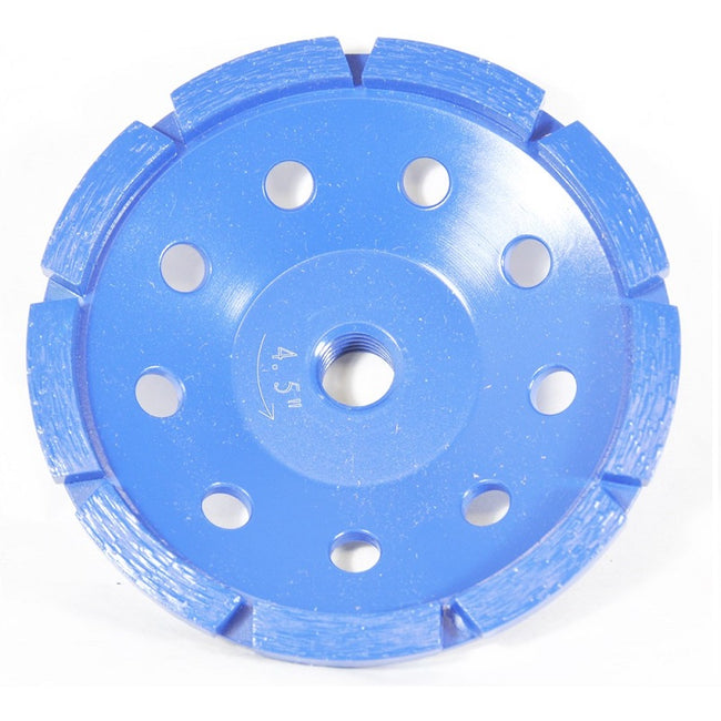Cup Grinder Wheel 4 1/2" Star Blue Single Row (77502)