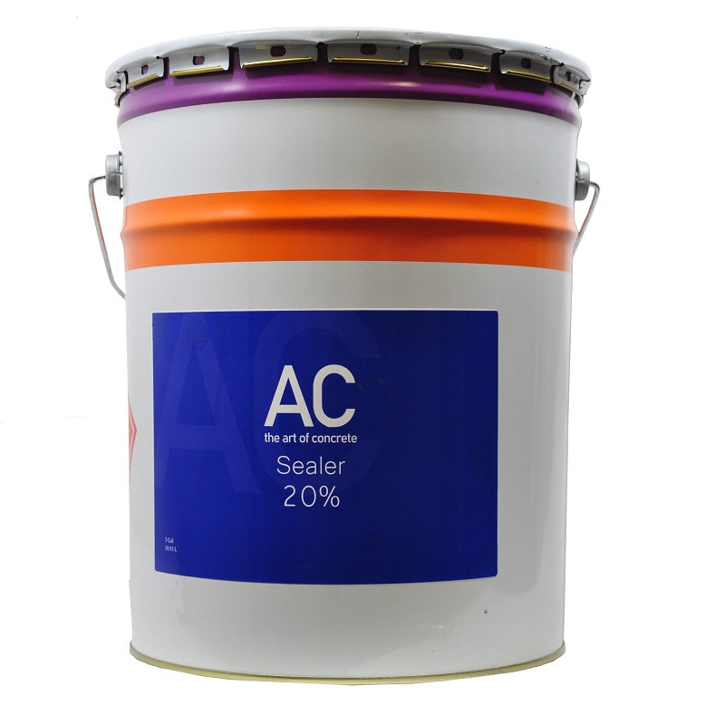 Compacted Ac20 AC The Art of Concrete 20% Penetrating Acrylic Sealer - Hard Rock