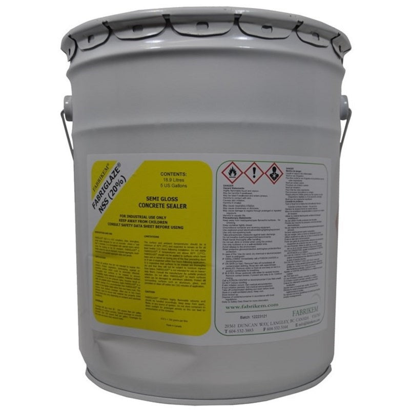 Semi Gloss Acrylic Sealer Hardrock Concrete Supplies   FabriGlaze205Gallon 