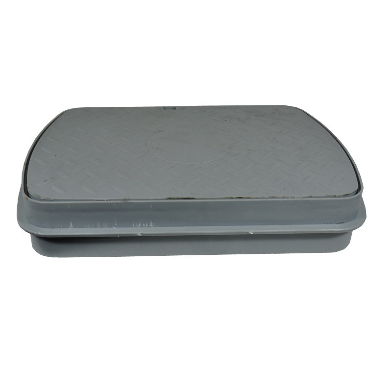Large Rectangular Grey Cleanout