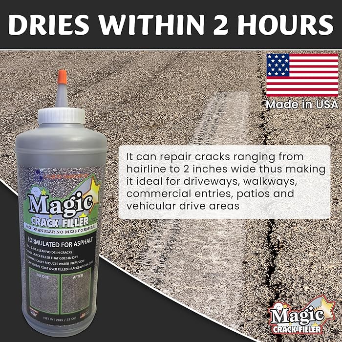 Magic Crack Filler Formulated for Asphalt