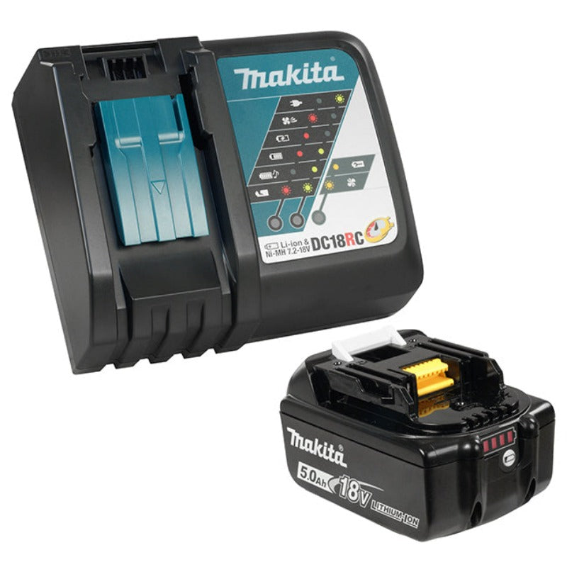 Makita Single 18V 5Ah Battery Starter Kit